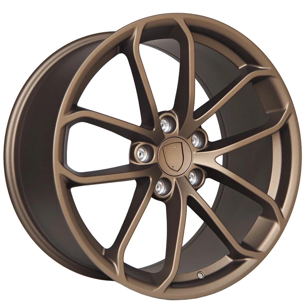 Alu kola pro Porsche Tosca 10x20 5x130 ET45 71,56 Matt Bronze
