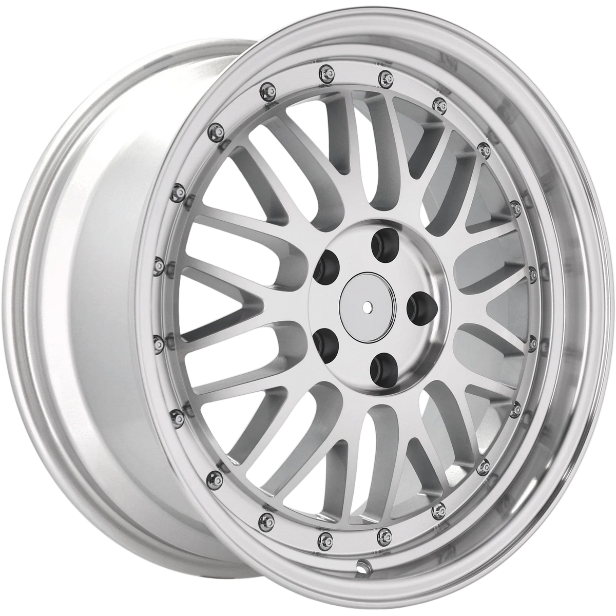 Alu kola Racing Line A1025 8.5x17 5x120 ET34 72.6 stříbrná