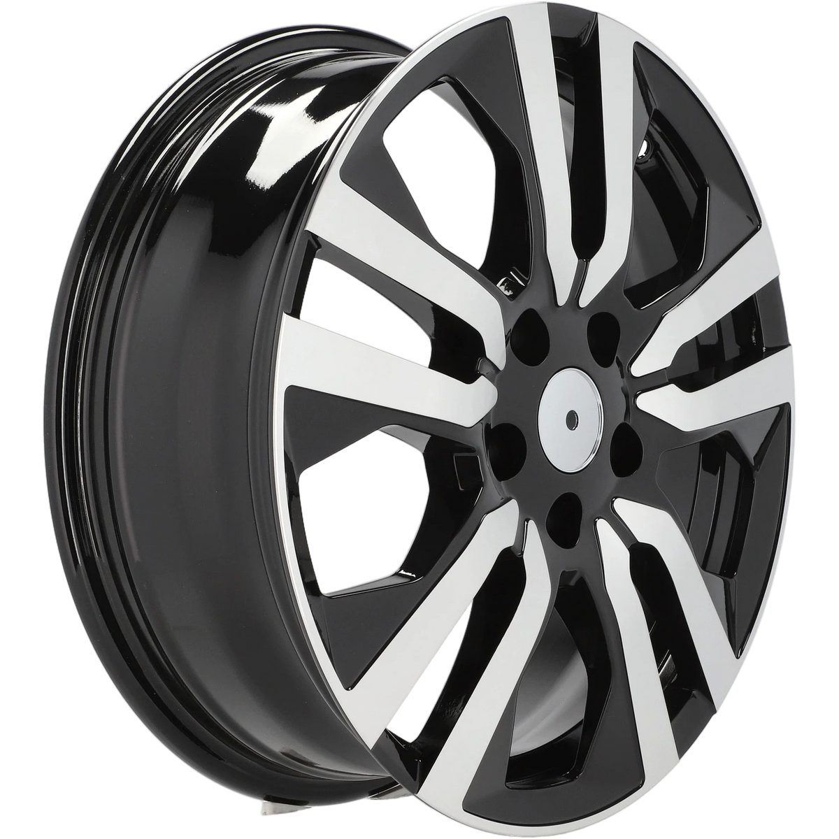 Alu kola pro Renault IN3516F 6x17 5x114.3 ET50 66.1 Black Polished – detail 2