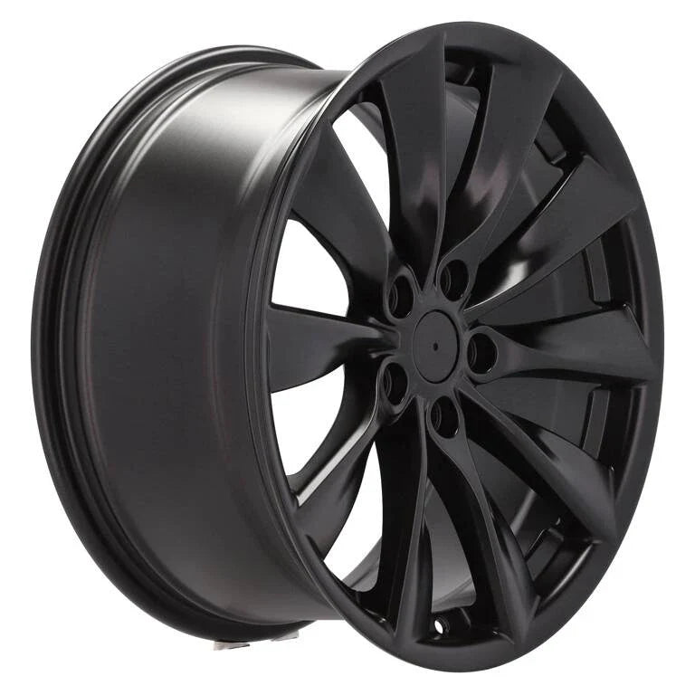 Alu kola pro Tesla 3S209 9.5x20 5x114.3 ET40 64.1 Black Matt – detail 3