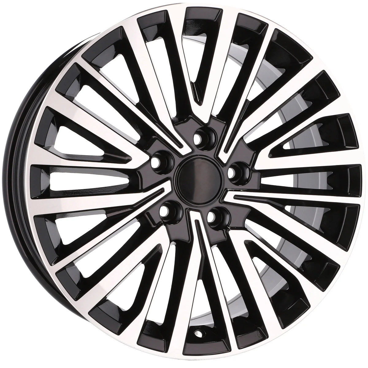 Alu kola pro Volkswagen B1515 8x18 5x120 ET50 65.1 černá – detail 1