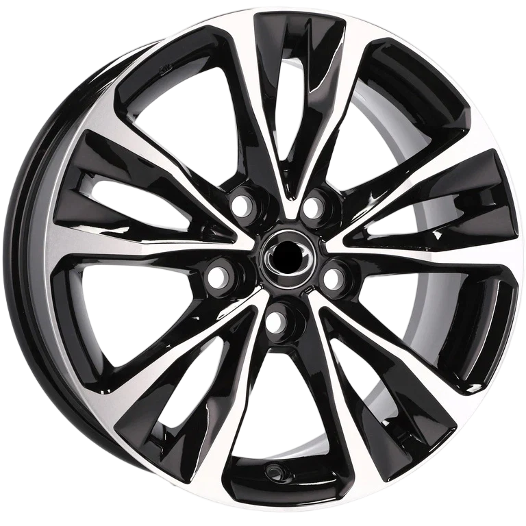 Alu kola pro Toyota B5212 6.5x16 5x114.3 ET40 60.1 Black Polished – detail 4
