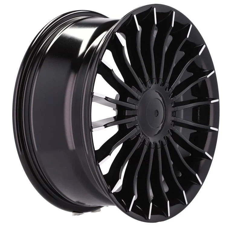 Alu kola pro BMW BK273 8x17 5x120 ET34 72.6 Black & Polished Lip – detail 2