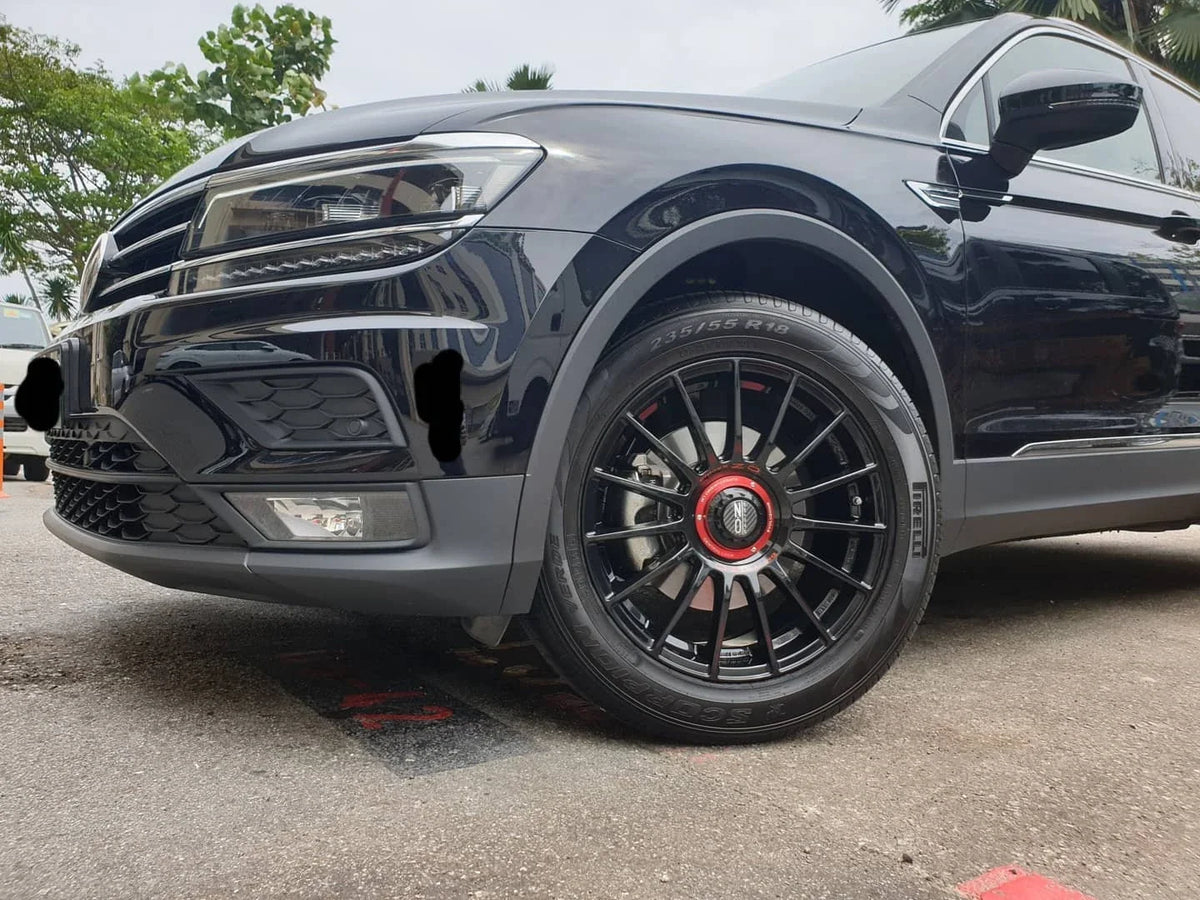 Alu kola Racing Line FBX298 8.5x19 5x108/114.3 ET40 67.1 černá – na voze 2