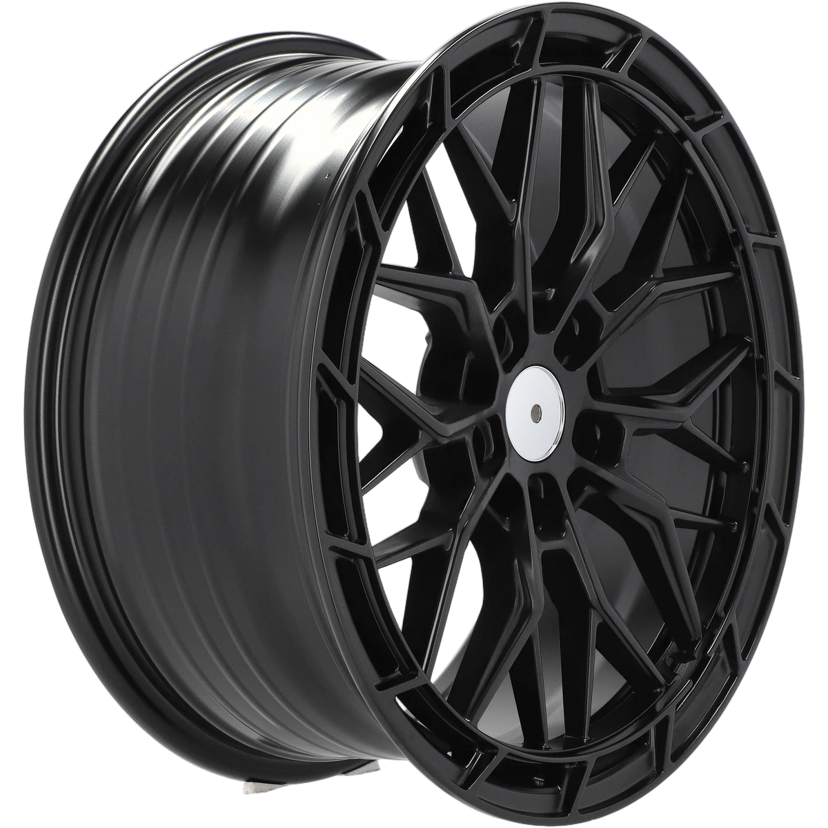 Alu kola Racing Line FBX384 8x18 5x120 ET35 72.6 Black Half Matt – detail 2