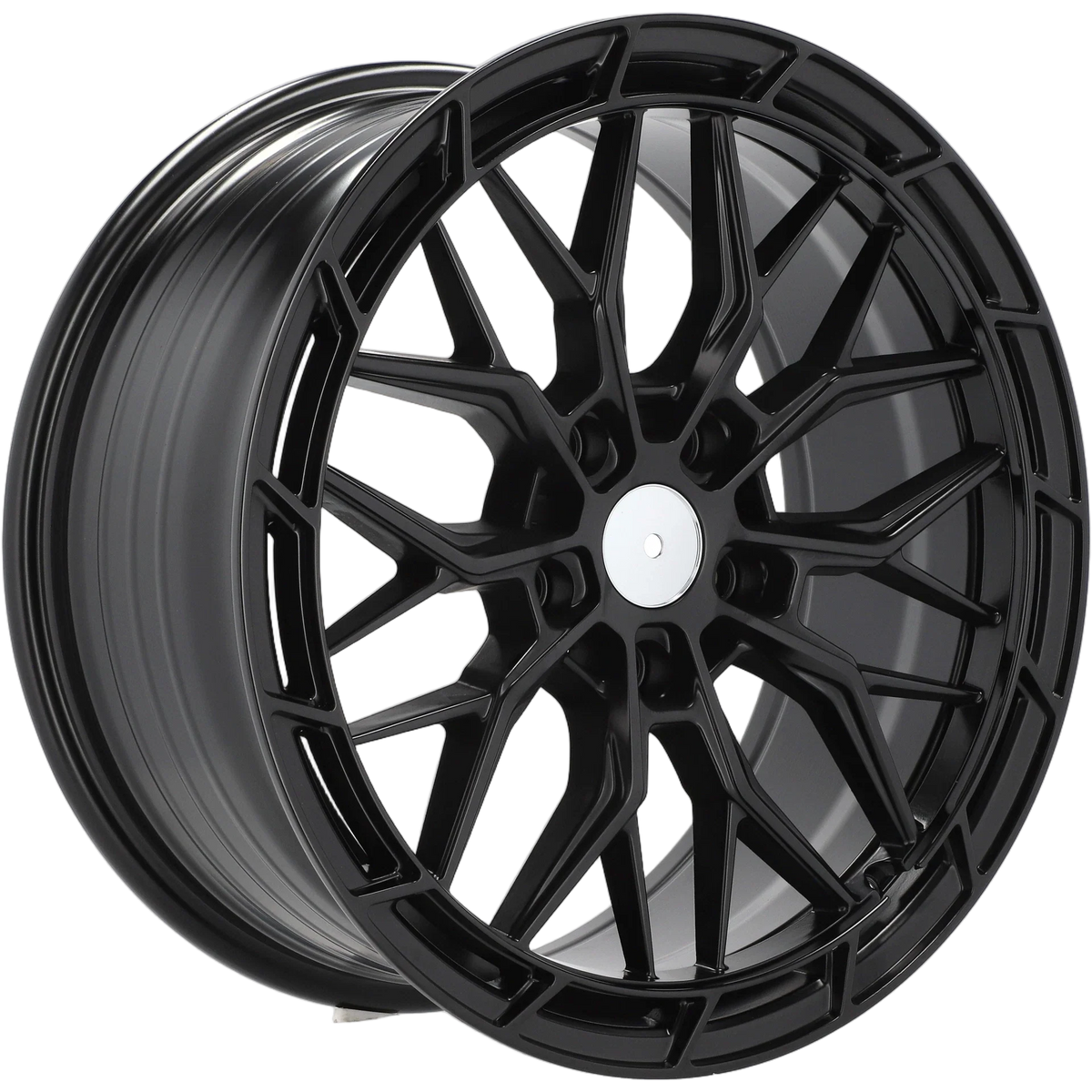 Alu kola Racing Line FBX384 8x18 5x120 ET35 72.6 Black Half Matt – detail 3