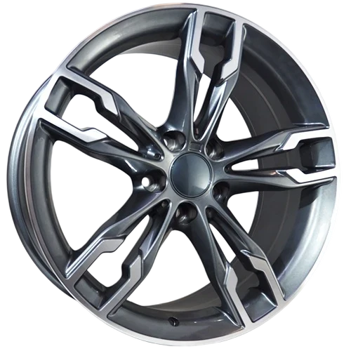 Alu kola Racing Line Grip 9,0x18 5x112 ET44 Grey Face Machined