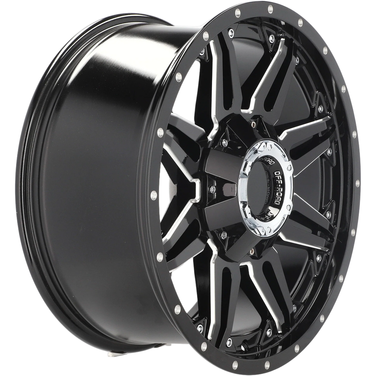 Alu kola pro Offroad L1447 9x20 5x114.3 ET0 87.1 Black – detail 2