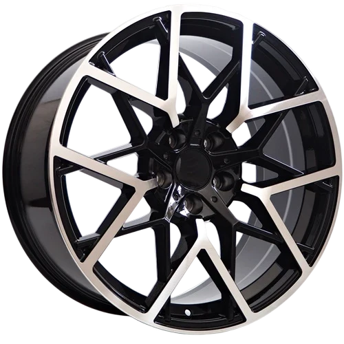 Alu kola Racing Line Raven 9,5x20 5x112 ET38 Black Face Machined