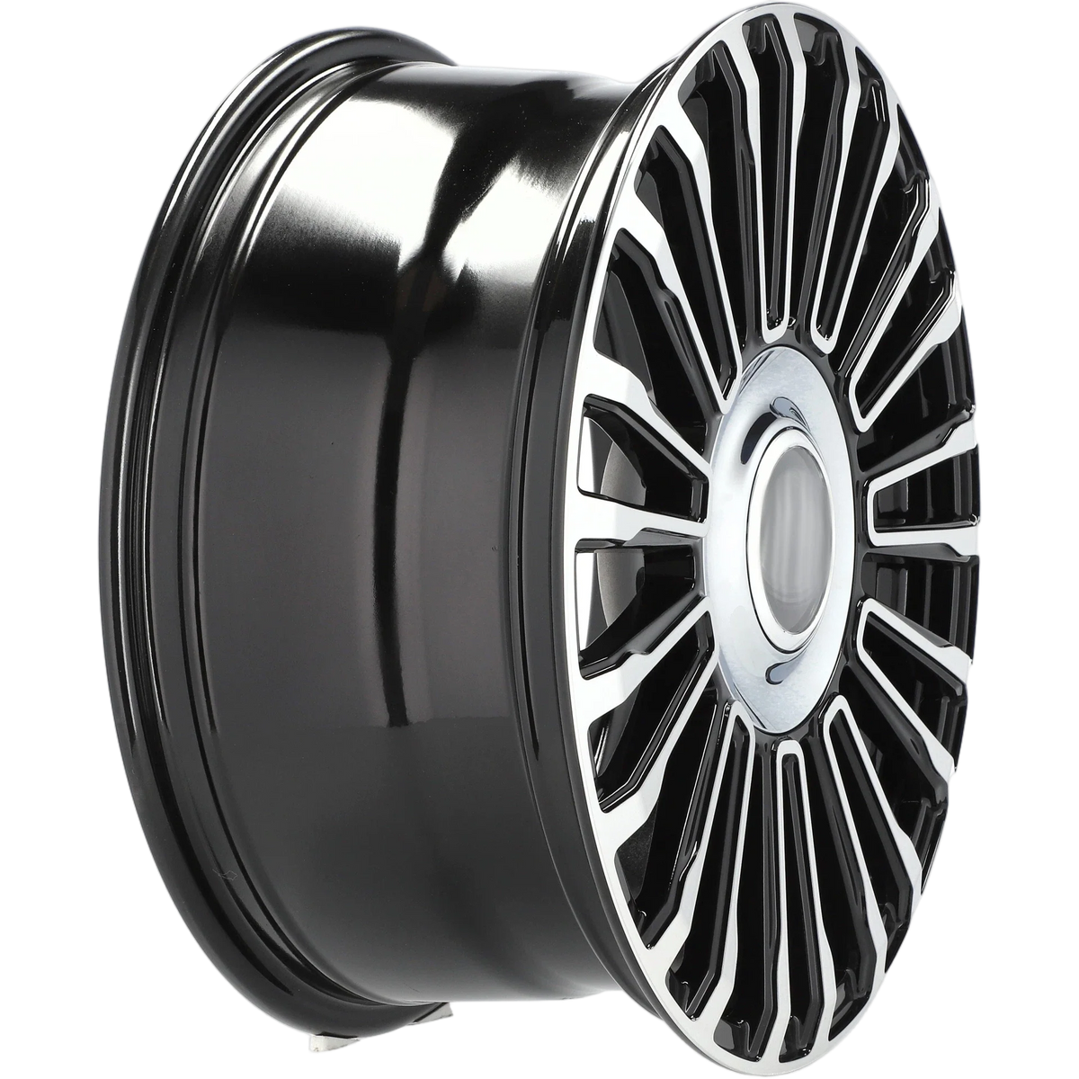Alu kola Racing Line REW018 8x18 5x112 ET42 72.6 Black Polished – detail 1