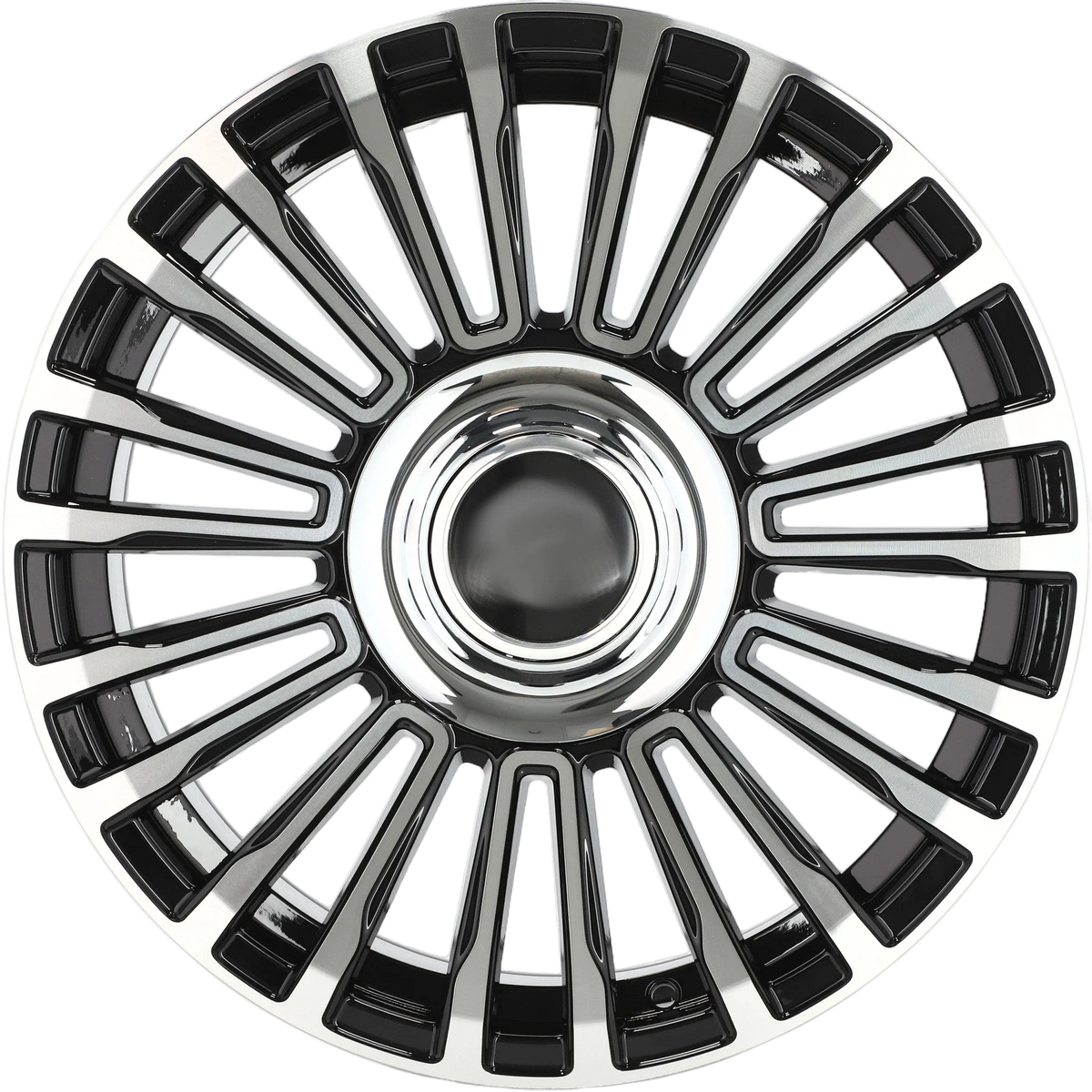 Alu kola Racing Line REW018 8x18 5x112 ET42 72.6 Black Polished – detail 4