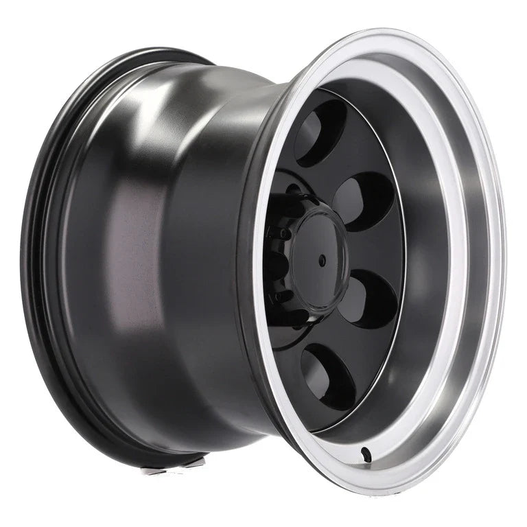 Alu kola pro Offroad XF171 8x15 5x114.3 ET-20 83.1 Black Half Matt & Polished Lip – detail 2