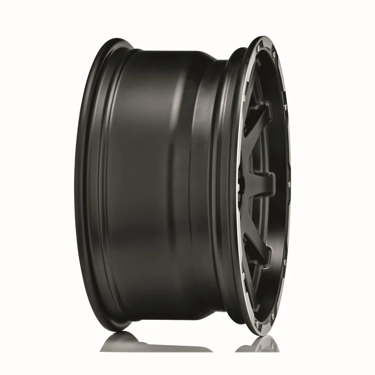 Alu kola SPARCO DAKAR 8.5x17 5x120 ET25 Matt Black Lip Polished+Rivets | Wheelsup.cz