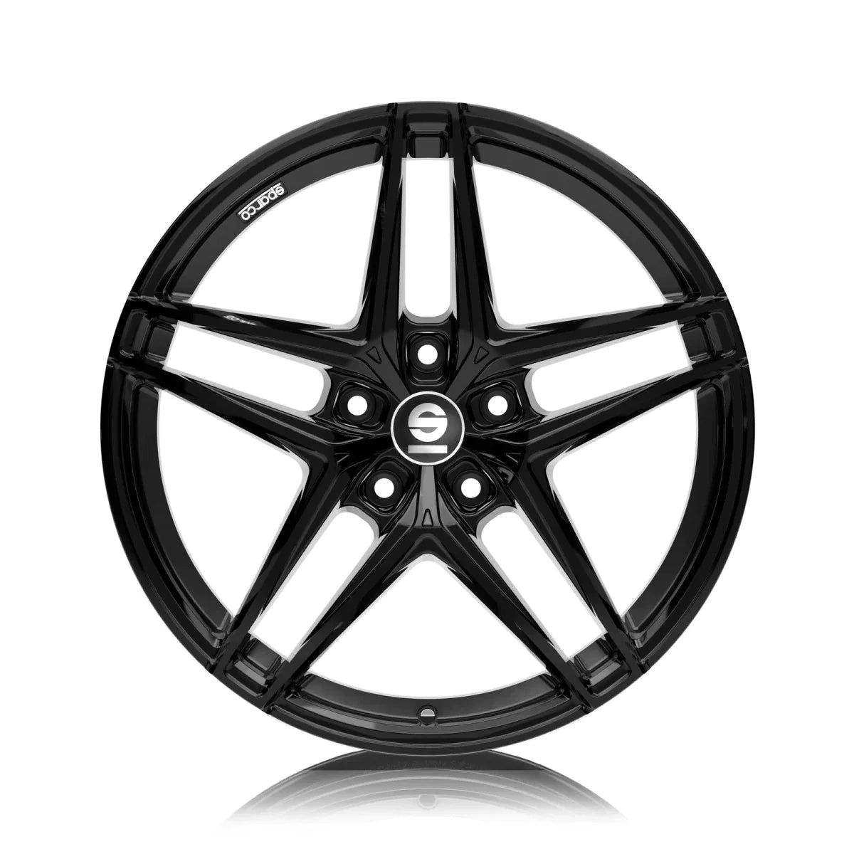 Alu kola SPARCO RECORD 8x18 5x120 ET45 Gloss Black | Wheelsup.cz