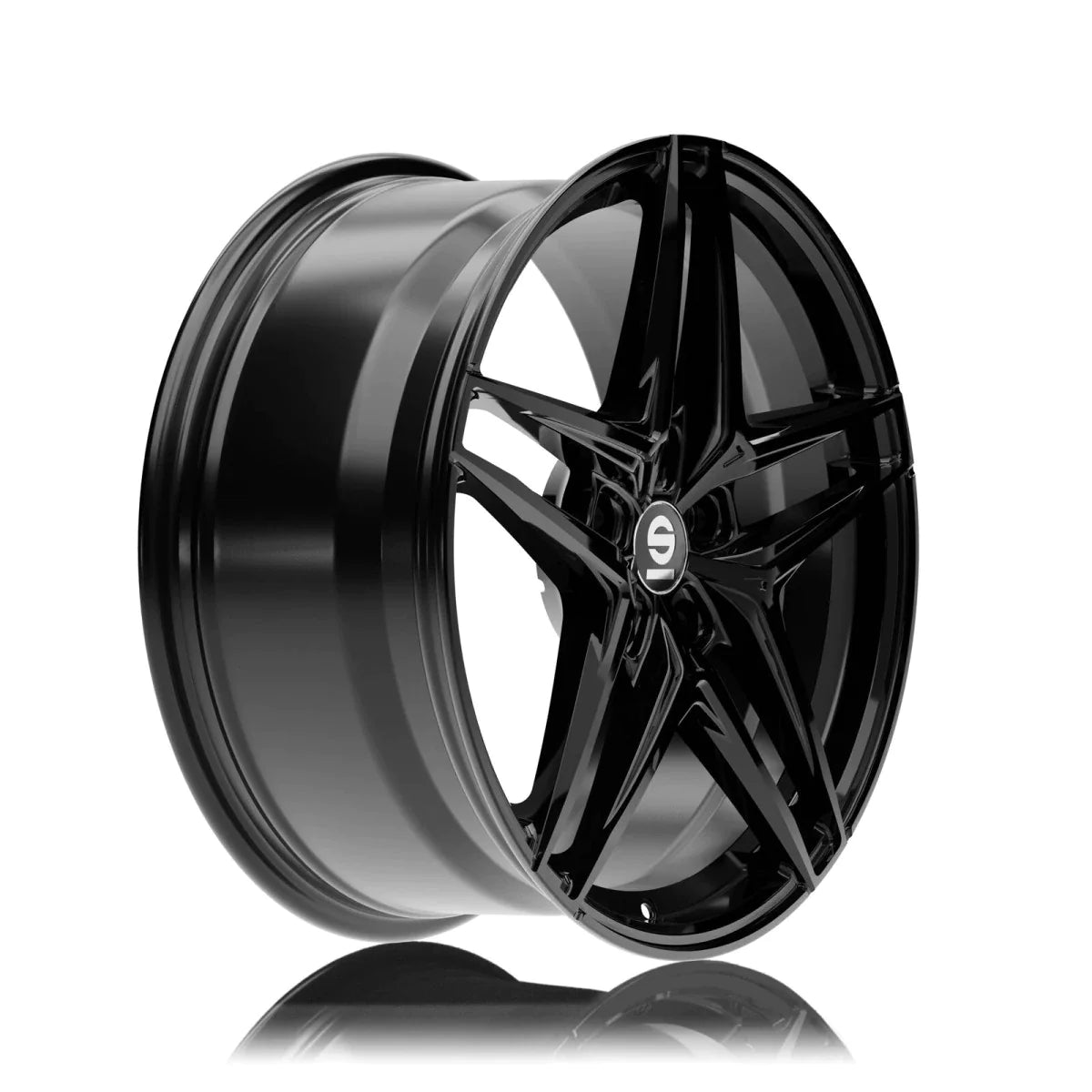 Alu kola SPARCO RECORD 7.5x17 5x100 ET35 Gloss Black | Wheelsup.cz