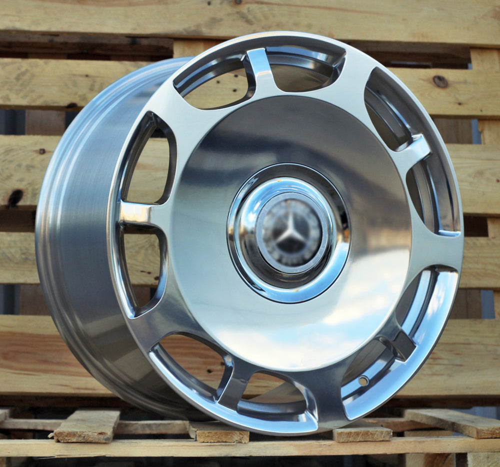 Alu kola pro Mercedes FBX007 9.5x20 5x112 ET43.5 66.6 Full Polished | Wheelsup.cz