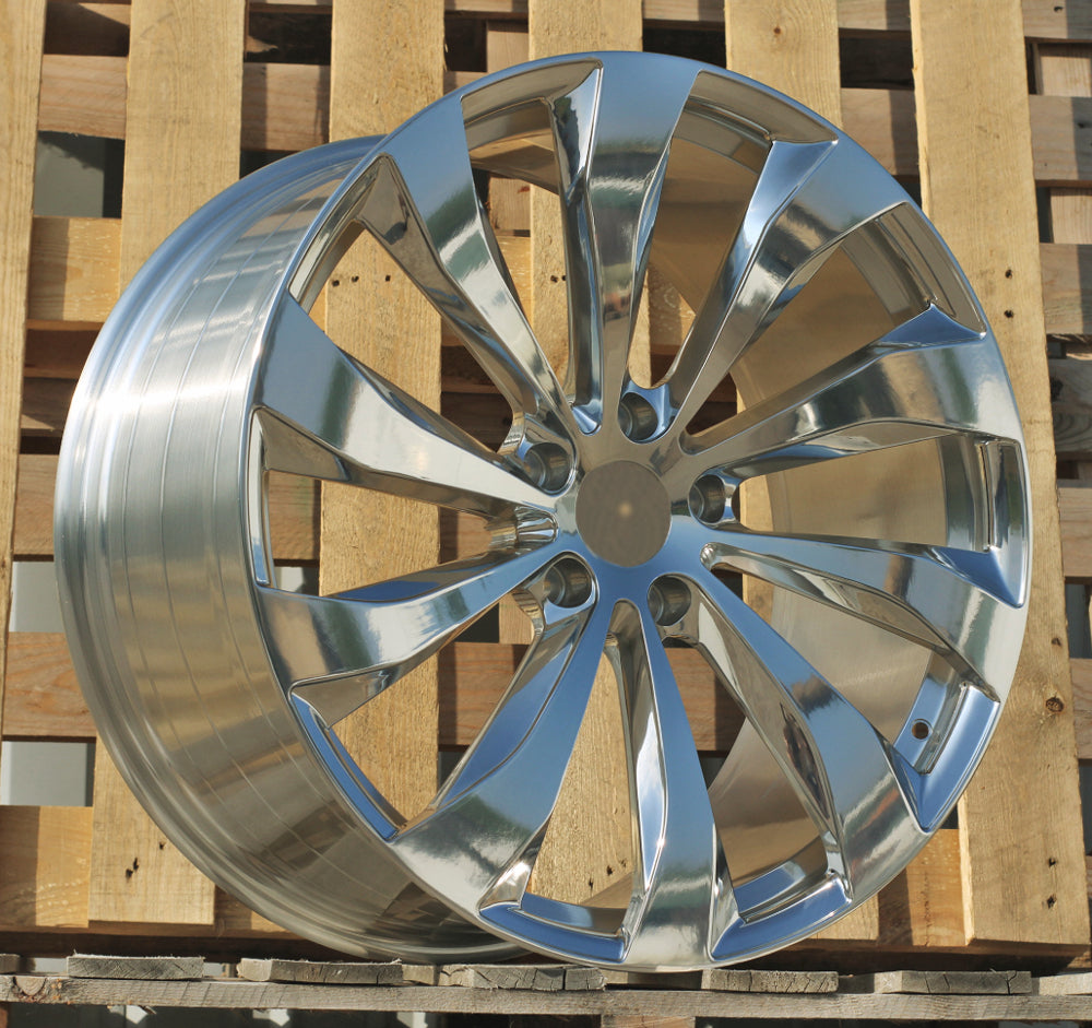 Alu disky pre Bentley FB0545 11x22 5x130 ET60 71.6 Strieborná