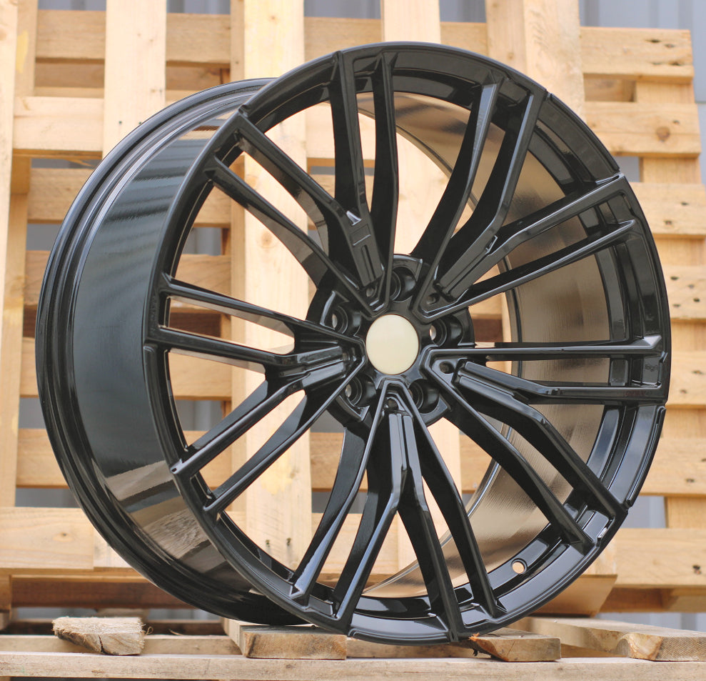Alu disky pre BMW B5964 9.5x20 5x112 ET40 66.6 Čierna
