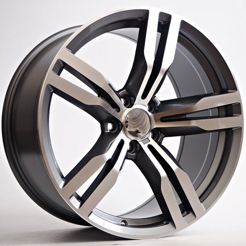 Racing Line Capri 9,5x19 5x112 ET41 szürke arc, megmunkált