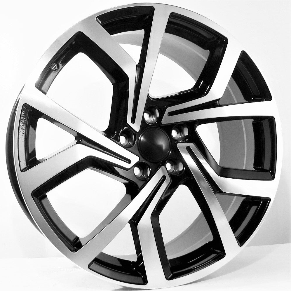 Racing Line Fort 8,5x19 5x112 ET45 fekete arc, megmunkált