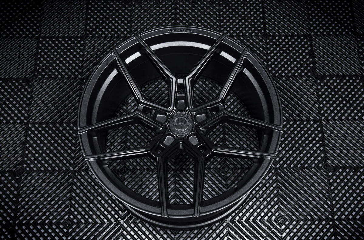 Alu kola Concaver CVR5 19x8 ET20-40 BLANK Carbon Graphite – detail 1