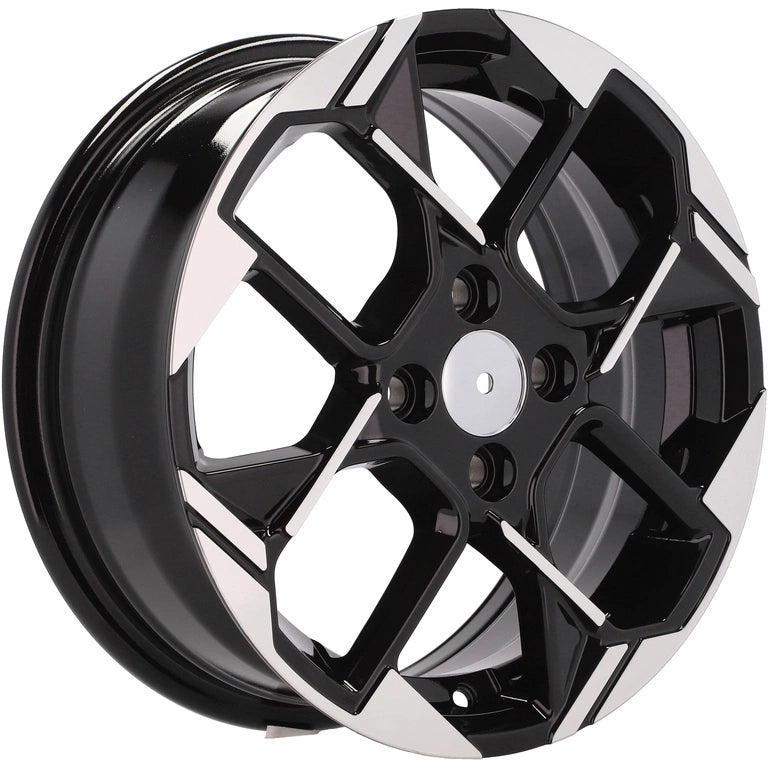Alu kola pro Kia Y1184 6x15 4x100 ET51 54.1 Black Polished | Wheelsup.cz