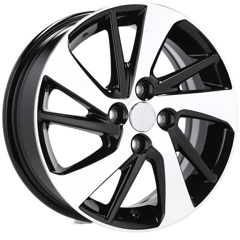 Alu kola pro Toyota F0458 5.5x15 4x100 ET45 54.1 Black Polished | Wheelsup.cz