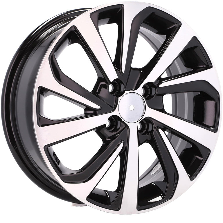 Alu kola pro Hyundai A423 6x15 4x100 ET45 54.1 Black Polished | Wheelsup.cz