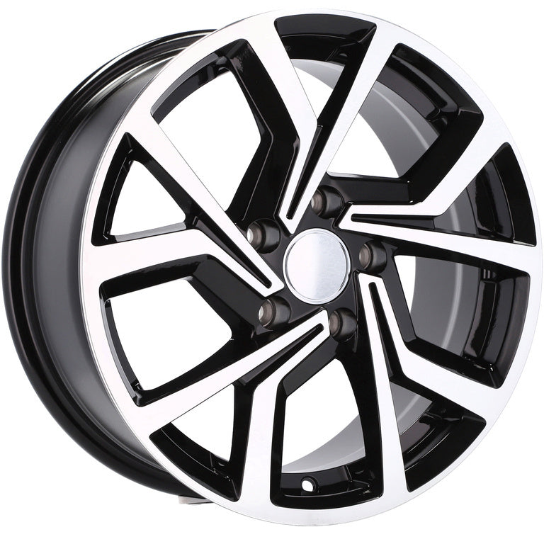 Alu kola pro Volkswagen B1154 6x14 5x100 ET38 57.1 Black Polished | Wheelsup.cz