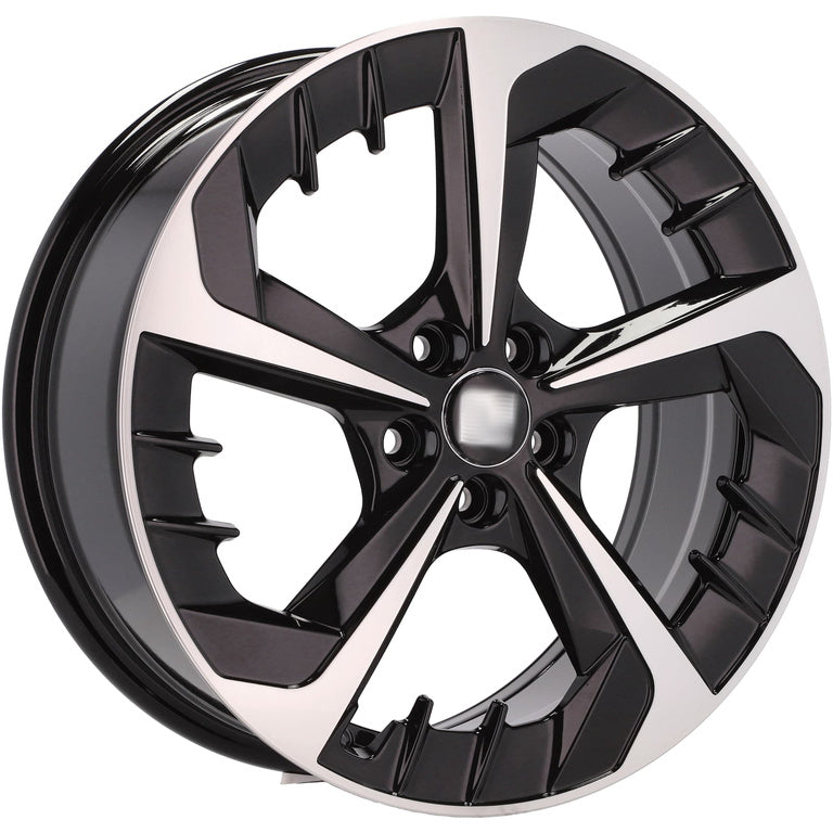 Alu kola pro Seat B5943 7x17 5x100 ET51 Black Polished | Wheelsup.cz