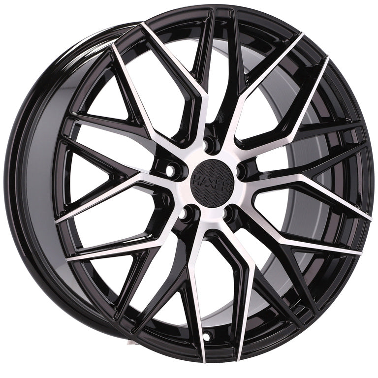 Alu kola HAXER HX035 8.5x19 5x108 ET40 Black Polished | Wheelsup.cz