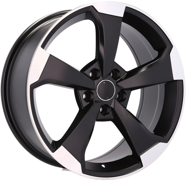 Alu kola pro Audi XE351 7.5x17 5x100 ET40 57.1 Black Polished | Wheelsup.cz