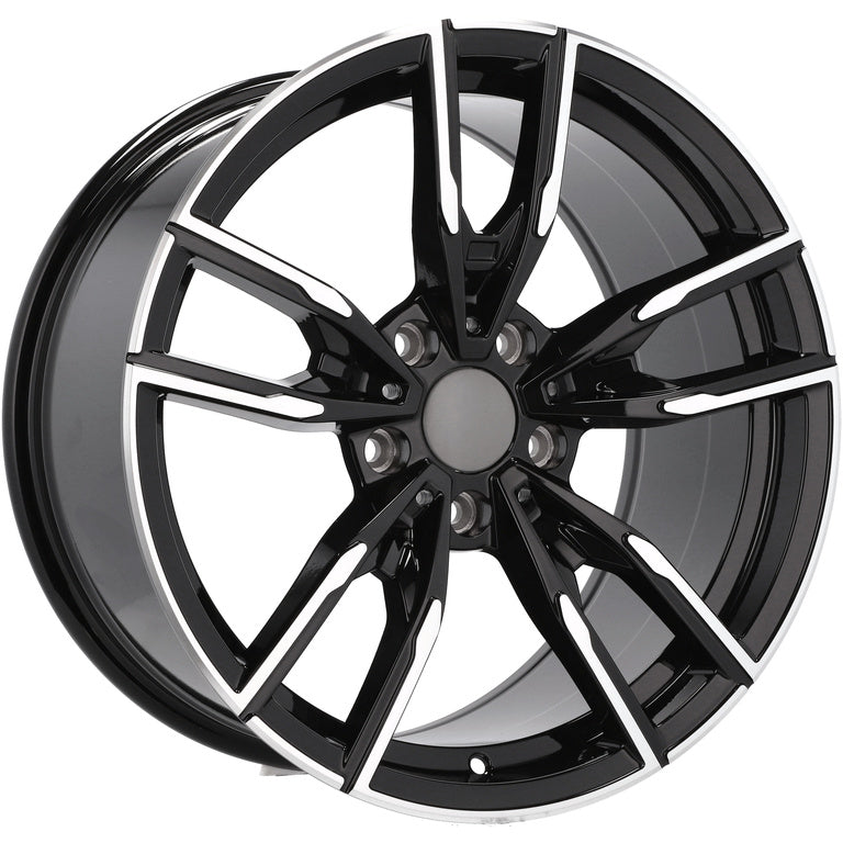 Alu kola pro BMW I5478 8x18 5x120 ET34 72.6 Black Polished Half Matt | Wheelsup.cz