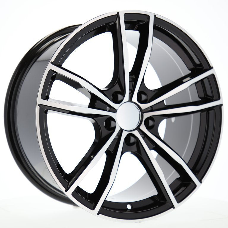 Alu kola pro BMW A5588 8x19 5x112 ET27 66.6 Black Polished | Wheelsup.cz
