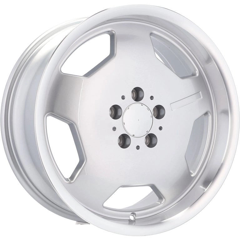 Alu kola pro Mercedes I5270 8x18 5x112 ET35 66.6 Silver & Polished Lip