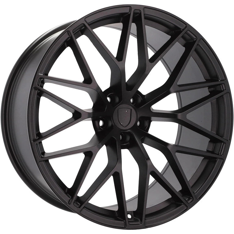 Alu kola pro Porsche 3S1067 9x20 5x112 ET26 66.6 Black Half Matt | Wheelsup.cz