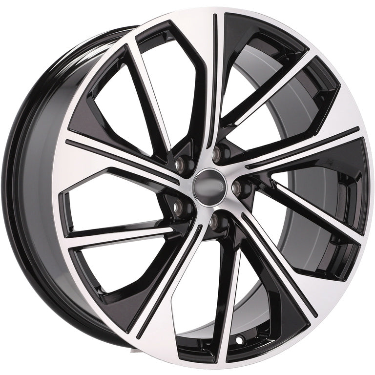 Alu kola pro Audi B5907 8x18 5x112 ET39 66.6 Black Polished | Wheelsup.cz
