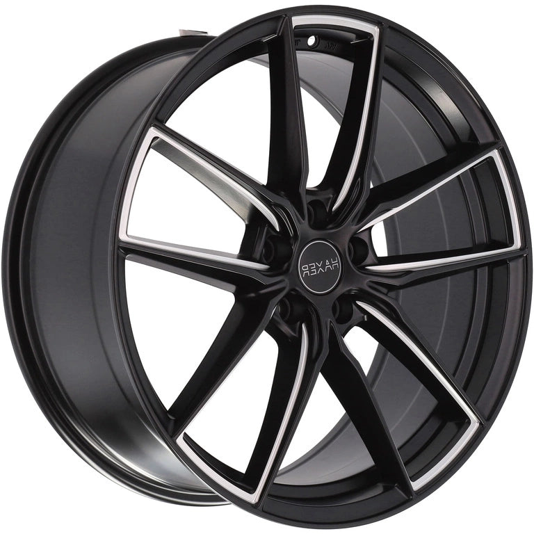 Alu kola HAXER HX045 8.5x20 5x112 ET40 66.6 Black Half Matt | Wheelsup.cz
