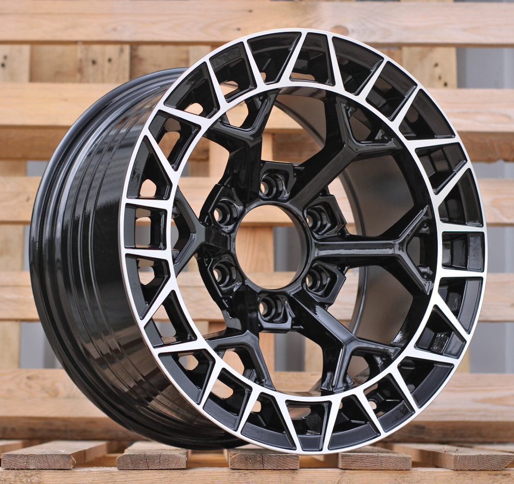 Alu kola pro Offroad FBX229 9x17 6x139.7 ET 110.1 Black Polished | Wheelsup.cz