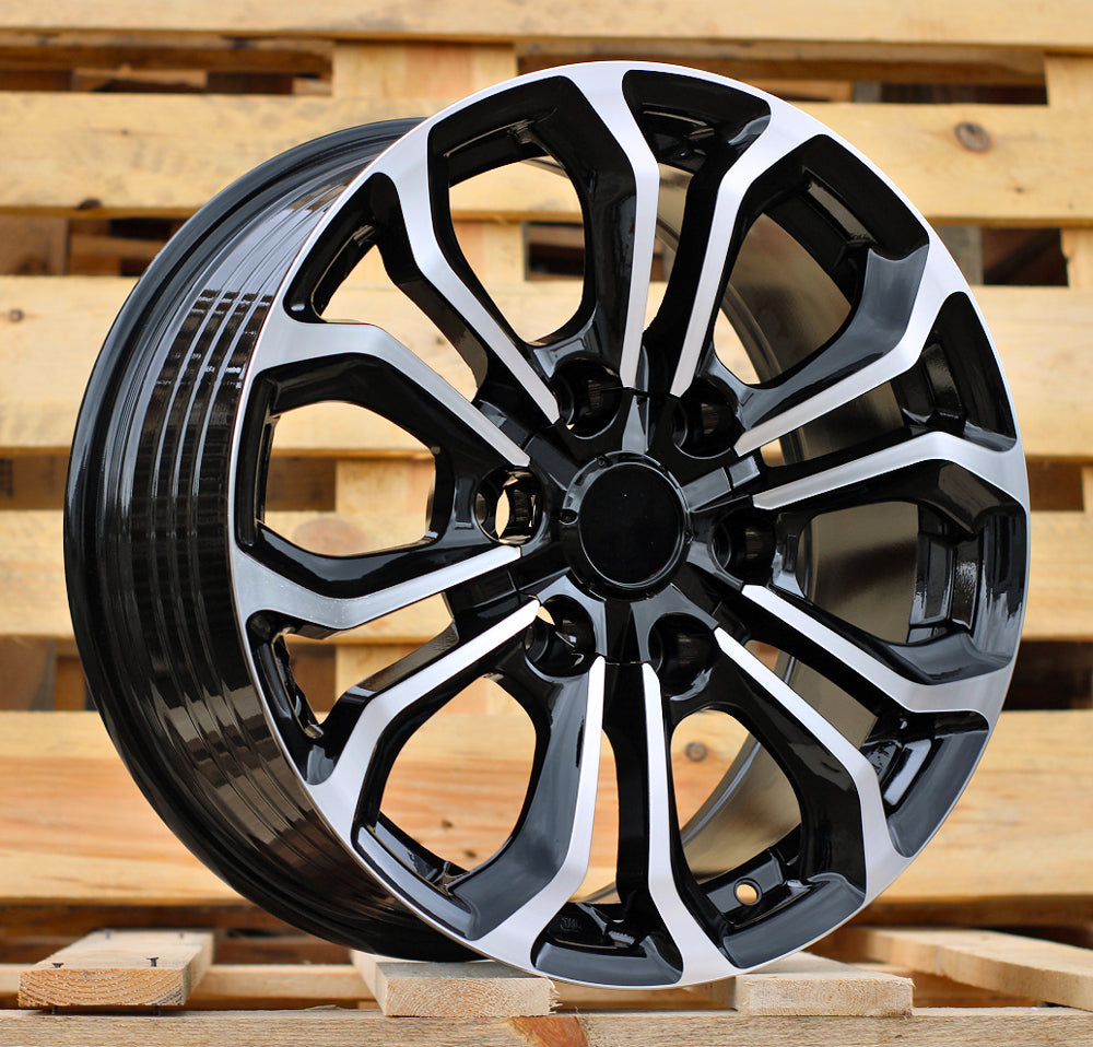 Alu kola pro Toyota FBX198 7.5x17 6x139.7 ET25 106.1 Black Polished | Wheelsup.cz