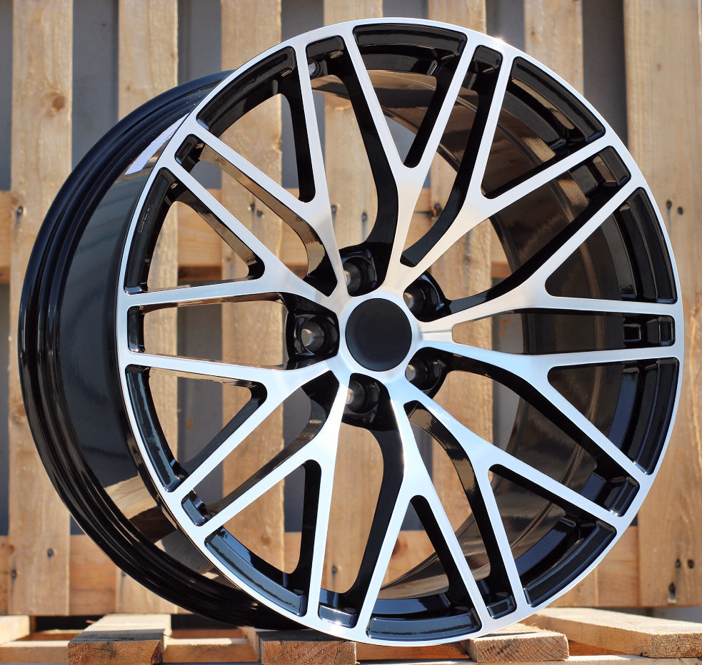 Alu kola pro Porsche XFRGW5697 10x20 5x112 ET19 66.6 Black Polished | Wheelsup.cz