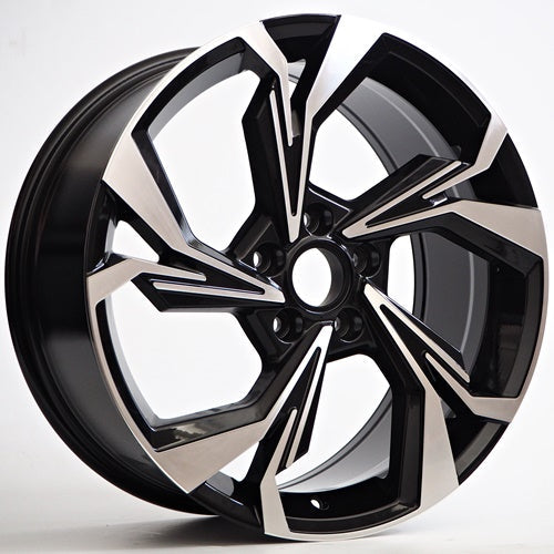 Racing Line Delta 8x19 5x112 ET45 fekete arc megmunkált