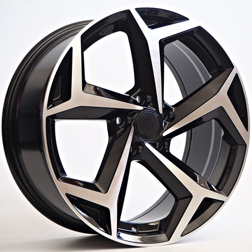 Racing Line Drake 8x18 5x112 ET45 fekete arc megmunkált
