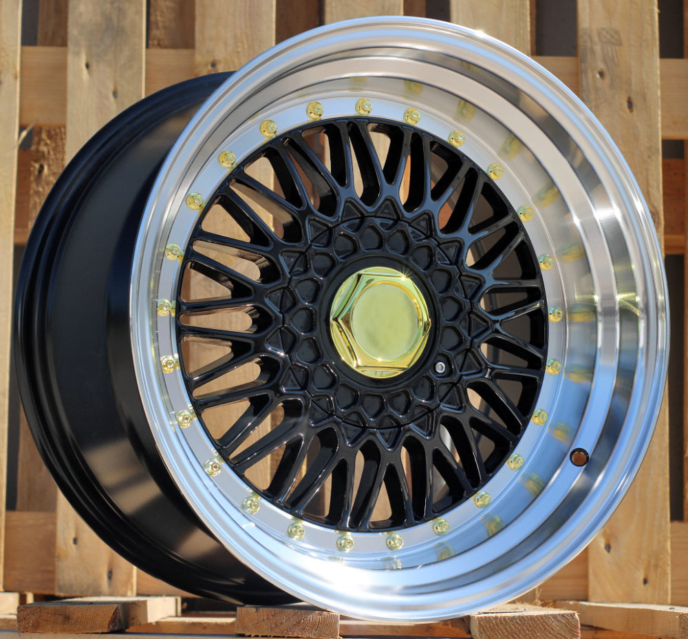 Alu kola pro Racing Line BY479 6x13 4x100 ET30 67.1 Black & Polished Lip | Wheelsup.cz