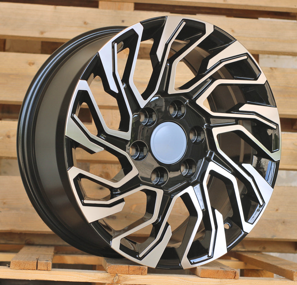 Alu kola pro Toyota H964F 8.5x20 6x139.7 ET25 106.1 Black Polished | Wheelsup.cz