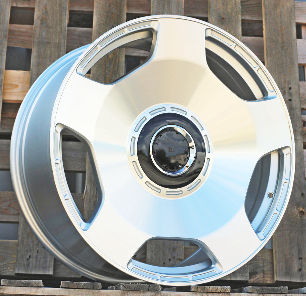 Alu disky pre Mercedes F5133 10x22 5x130 ET36 84.1 Strieborná