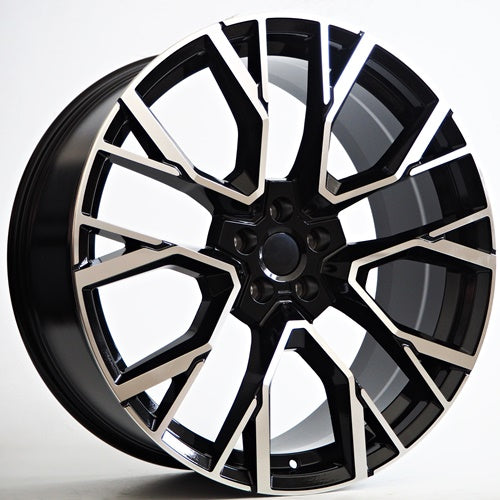 Racing Line Enzo 9,5x22 5x112 ET32 Black Face Machined