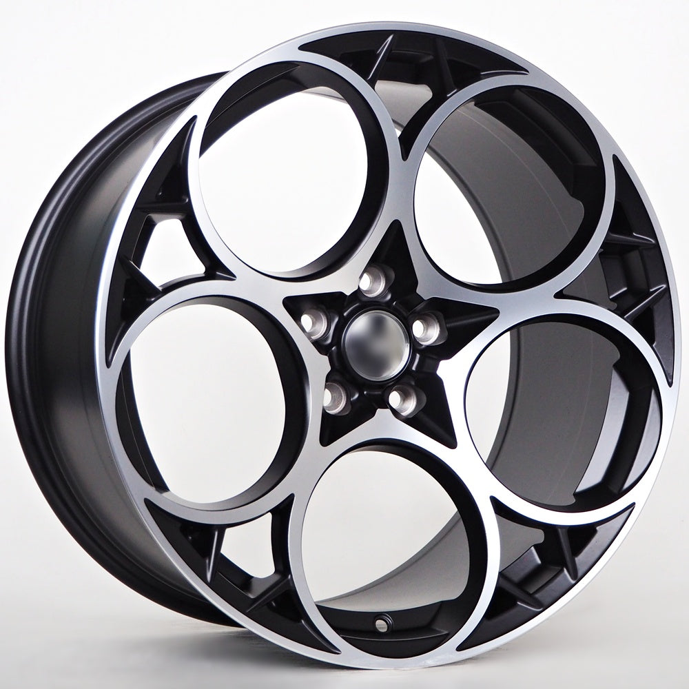 Alu disky pre Alfa Romeo Eren 10x19 5x110 ET41 65.1 Čierna