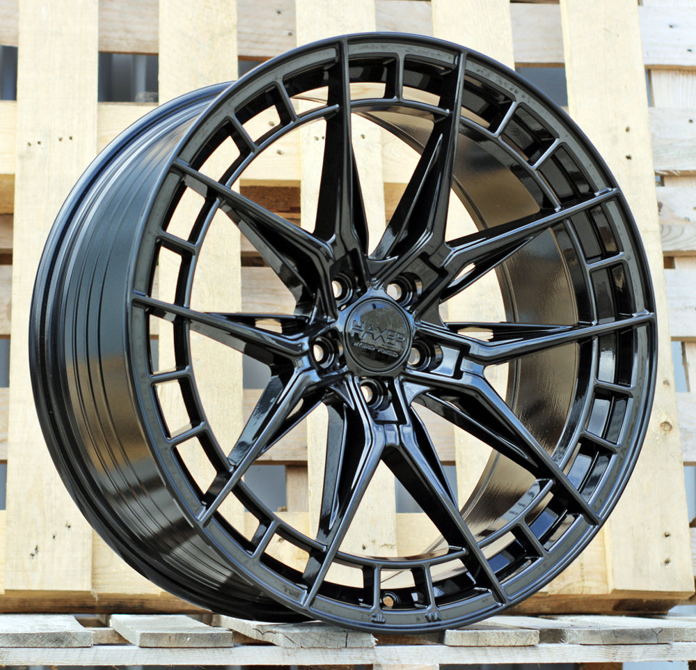 Alu disky HAXER HX046F 9x20 5x108 ET40 67.1 Čierna