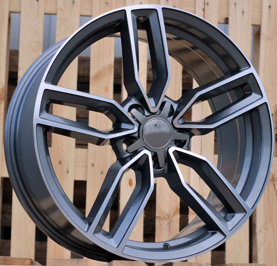 Alu disky pre Audi BK916 8x19 5x112 ET35 66.6 Sivá